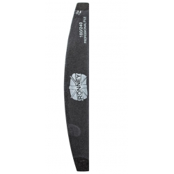 RONNEY - Pilnik do paznokci czarny NAILFILE HALF - MOON (180/240) 12 szt. RN 271   
